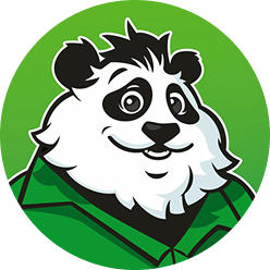 Логотип ресторана Панда