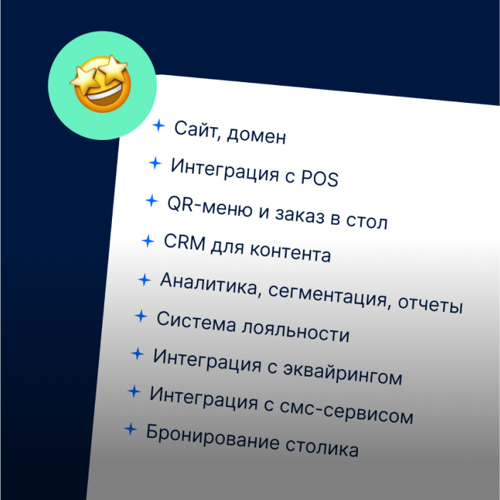 Скриншот проекта - Программа лояльности