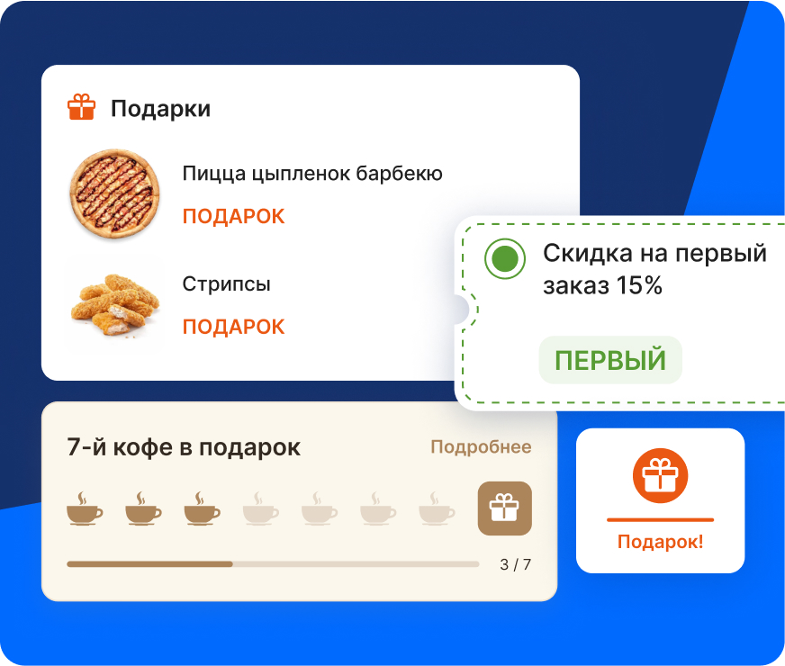 Пример интерфейса сайта - корзина